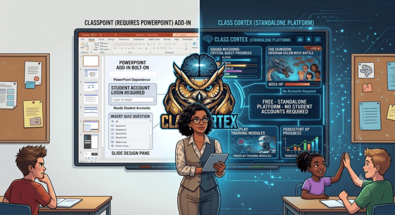 ClassPoint vs Class Cortex comparison for teachers in 2026