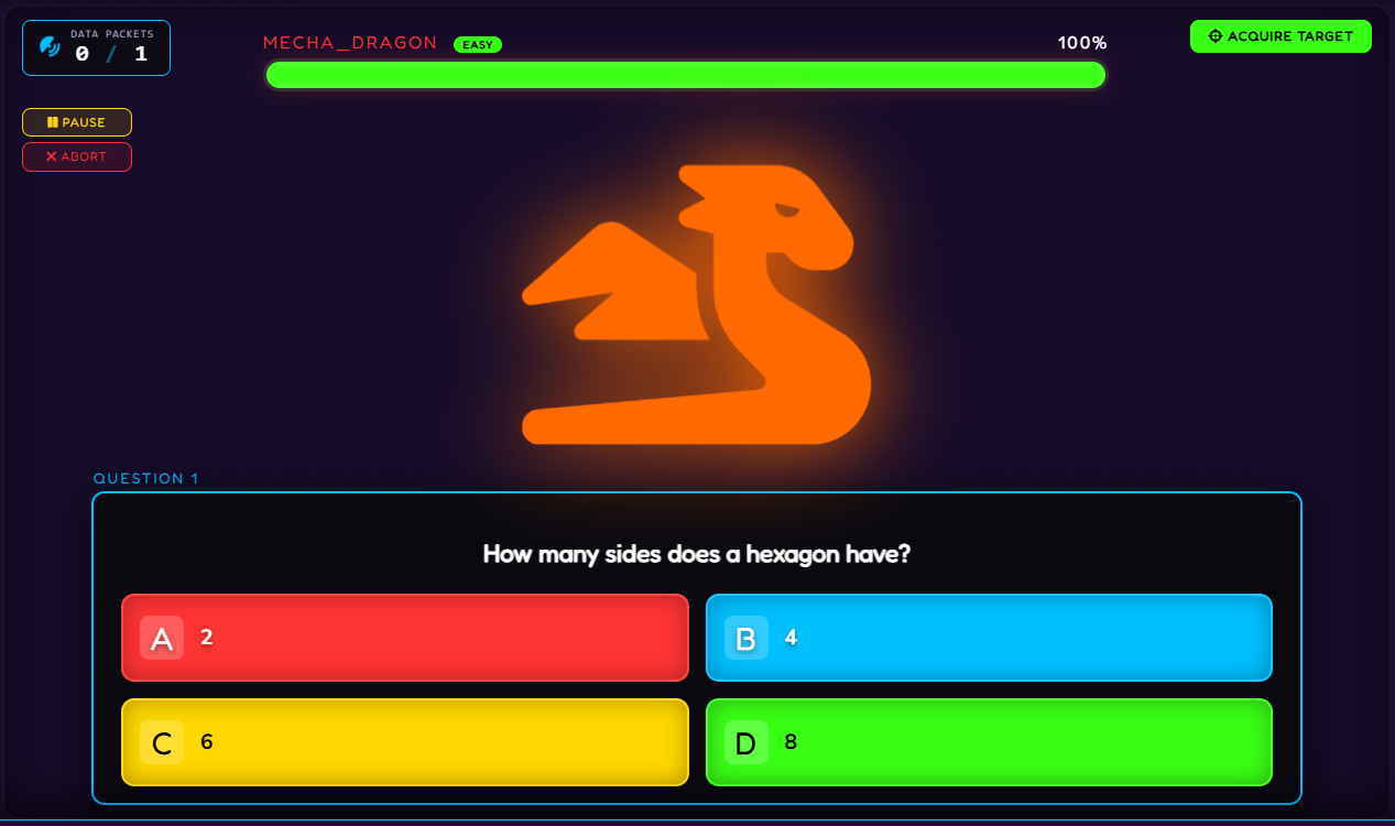 Class Cortex live multiplayer Boss Battle classroom game showing students dealing damage on a shared teacher screen