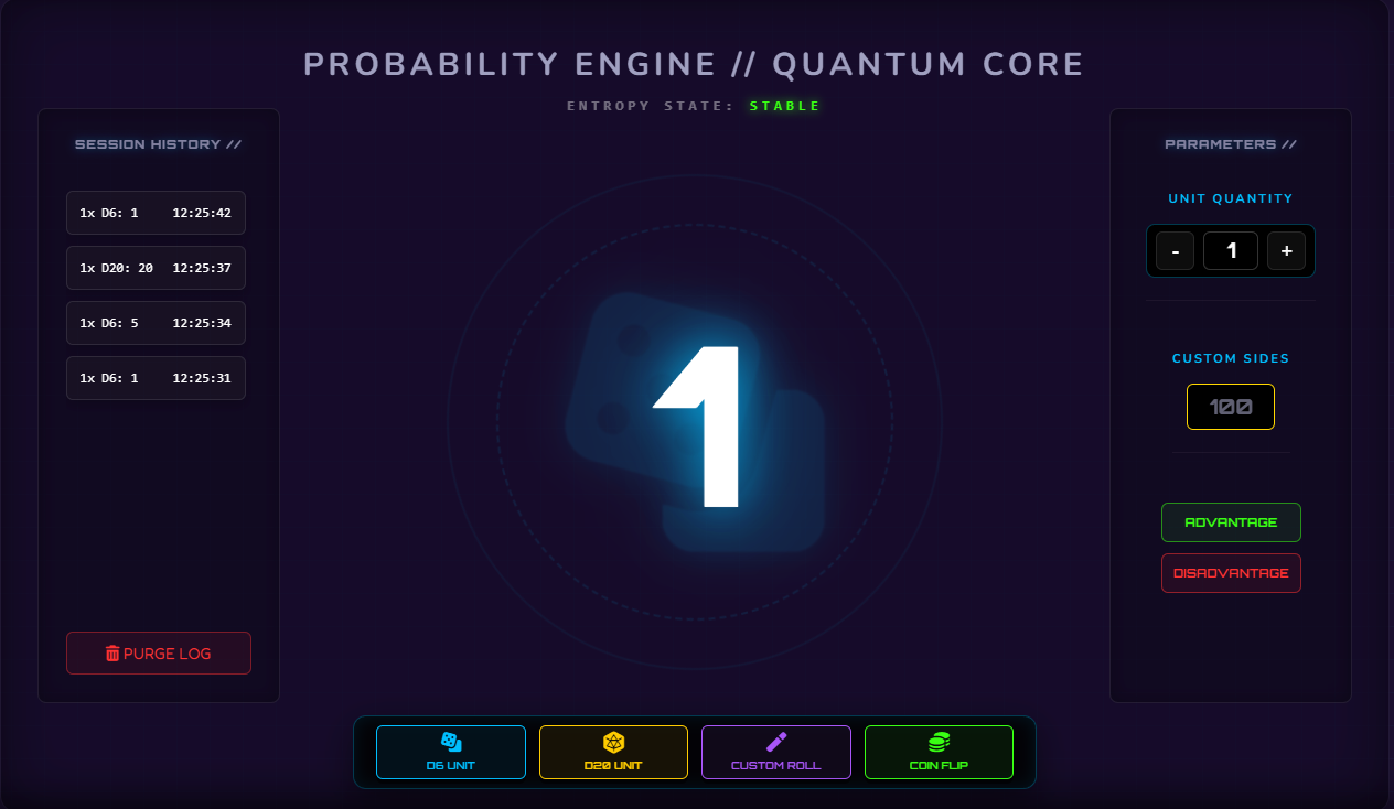 Class Cortex probability dice widget for random classroom decisions