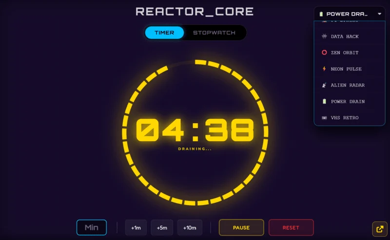 Class Cortex classroom countdown timer widget