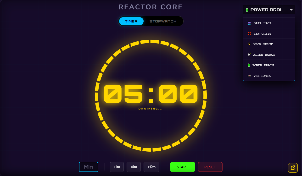 Class Cortex classroom countdown timer widget
