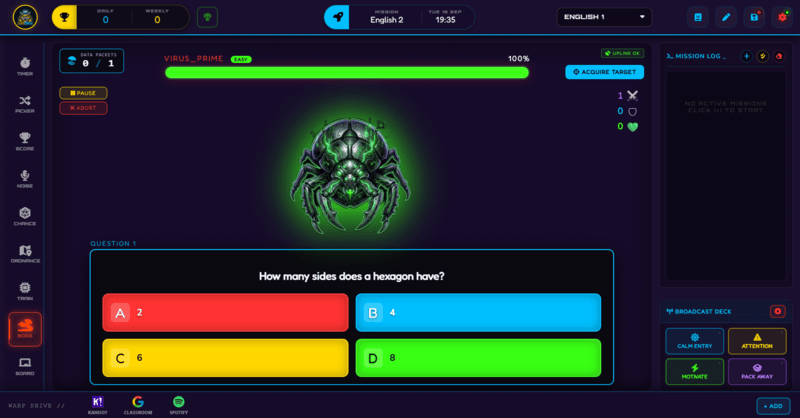 Class Cortex live multiplayer Boss Battle screen